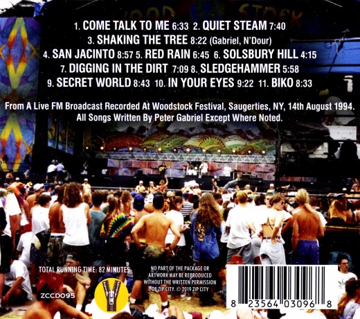 Peter Gabriel: Woodstock 1994 [CD]