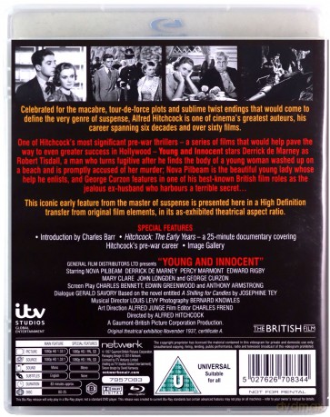 Young And Innocent (Młody i niewinny) [Blu-Ray]