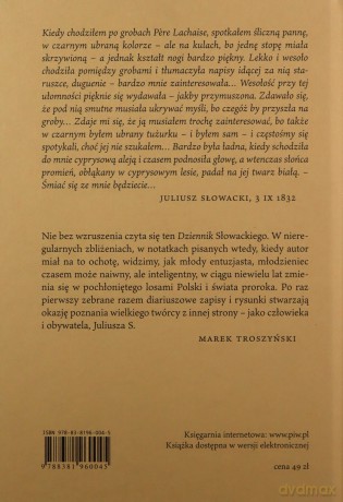 Dziennik niektórych dni mego życia - Juliusz Słowacki [KSIĄŻKA]