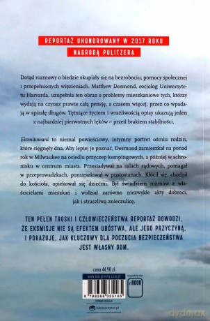 Eksmitowani. Nędza i zyski w jednym z amerykańskich miast - Matthew Desmond [KSIĄŻKA]