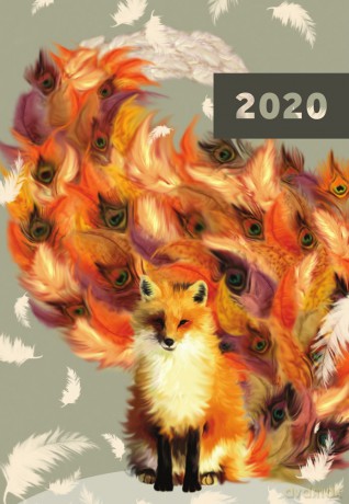 Kalendarz 2020 A6 tygodniowy pretty fox [KALENDARZ]