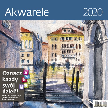 Kalendarz 2020 akwarele 30x30 [KALENDARZ]