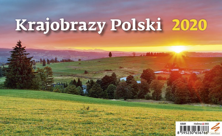 Kalendarz 2020 biurkowy krajobrazy polski [KALENDARZ]