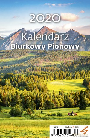 Kalendarz 2020 biurkowy pionowy [KALENDARZ]