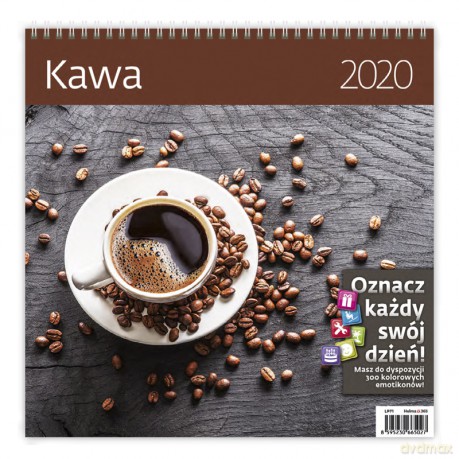 Kalendarz 2020 kawa 30x30 [KALENDARZ]