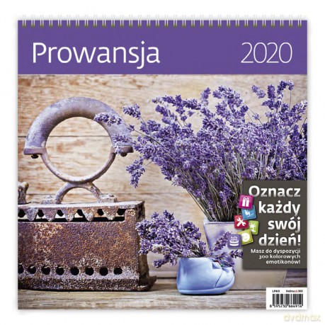 Kalendarz 2020 Prowansja 30x30 [KALENDARZ]