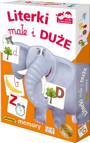 Memory literki małe i duże [GRA]