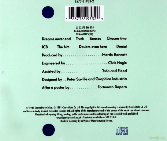 New Order: Movement [CD]