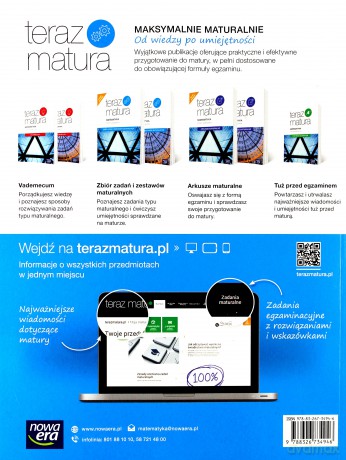 Teraz matura 2020. Matematyka poziom podstawowy zbiór zadań i zestawów maturalnych - Praca Zbiorowa [KSIĄŻKA]