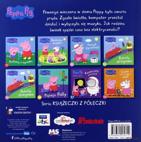 Wieczór bez prądu. Świnka Peppa książeczki z półeczki [KSIĄŻKA]