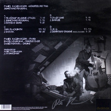 Paweł Kaczmarczyk Audiofeeling Trio: Something Personal + 2 bonus tracks (Teardrop/Massive Attack + Dormitory Groove) [2xWinyl]