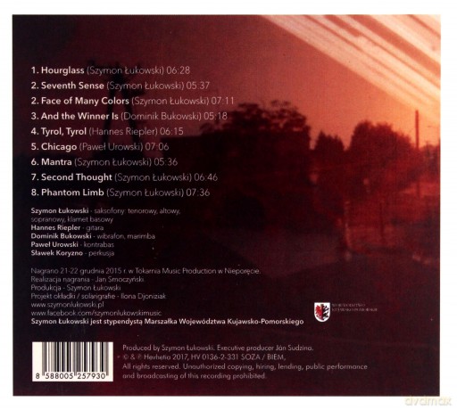 Szymon Łukowski Quintet: Hourglass [CD]