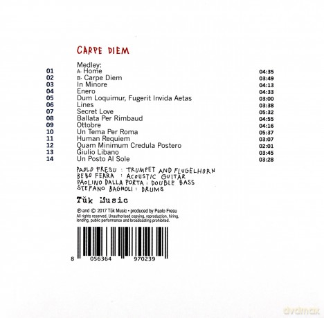 Fresu, Paolo Devil Quartet: Carpe Diem [CD]