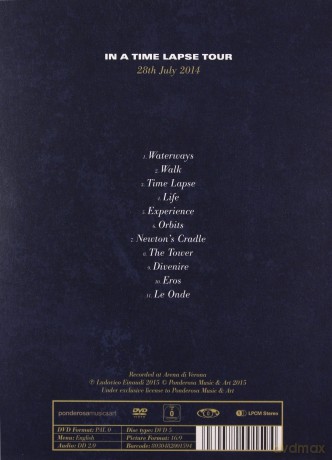 Ludovico Einaudi: Live In Verona / In A Time Lapse Tour, 28th July 2014 [DVD]