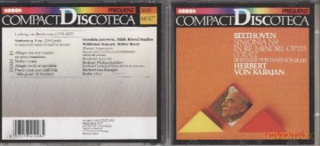Berliner Philharmoniker, Herbert von Karajan, G. Janowitz, H. Rossel-Majdan, W. Kmentt, W. Berry: Beethoven: Sinfonia n. 9 op.125 Corale [CD]