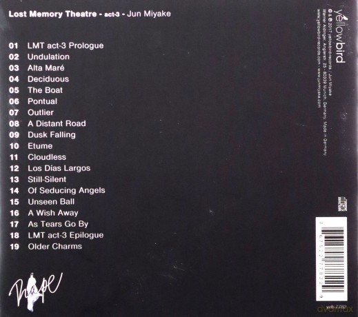 Miyake, Jun: Lost Memory Theatre - Act 3 [CD]