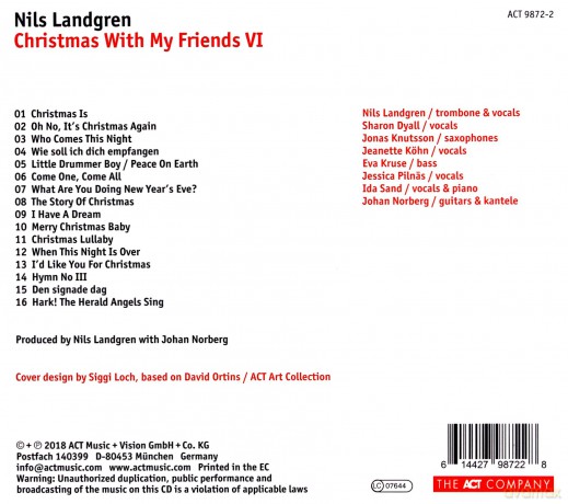 Nils Landgren: Christmas With My Friends VI [CD]