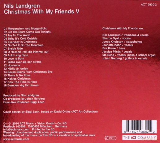 Nils Landgren: Christmas With My Friends V [CD]