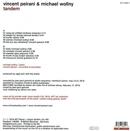 Wollny, Michael & Peirani, Vincent: Tandem [Winyl]
