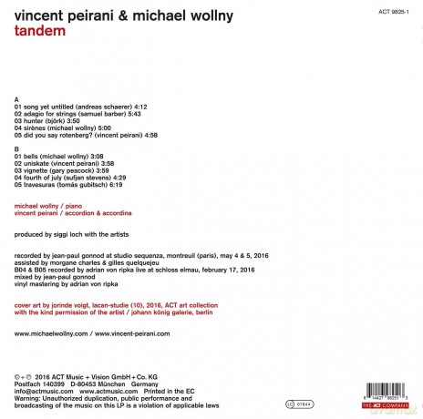 Wollny, Michael & Peirani, Vincent: Tandem [Winyl]