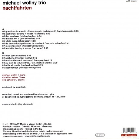 Wollny, Michael: Nachtfahrten [Winyl]