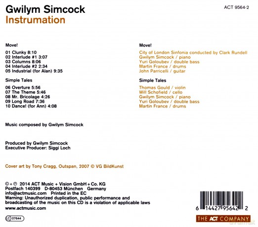 Simcock, Gwilym: Instrumation [CD]
