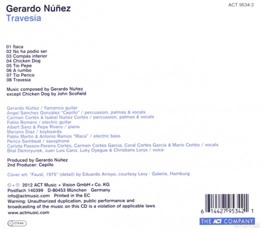 Gerardo Nunez: Travesia [CD]