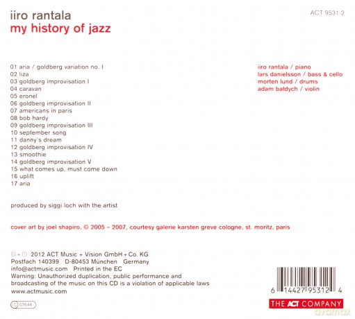 Rantala, Iiro: My History Of Jazz [CD]