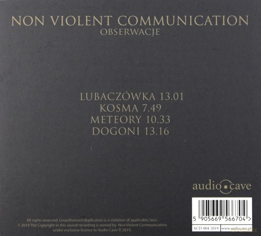 New Violent Communication: Obserwacje [CD]