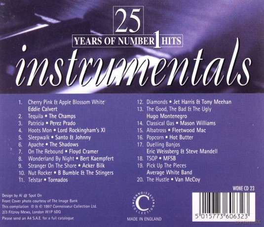 25 Years Of Number 1 Hits Instrumentals [CD]