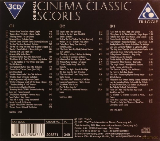 Original Cinema Classic Scores [3CD]