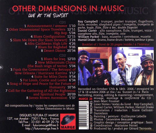 The Other Dimensions in Music: In Paris (Live at The Sunset) [2CD]