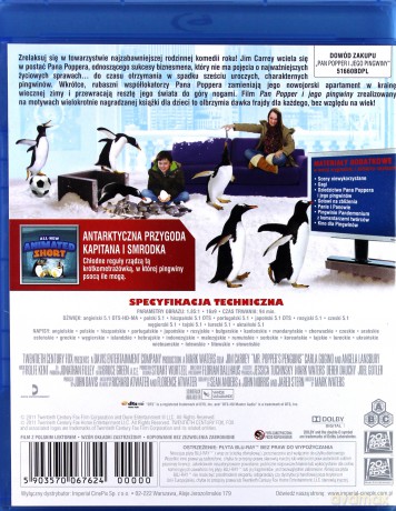Pan Popper i jego pingwiny [Blu-Ray]