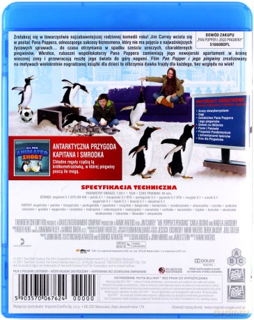 Pan Popper i jego pingwiny [Blu-Ray]