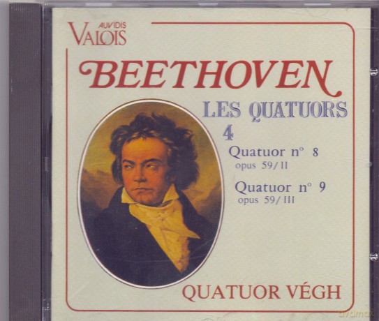 Quatuor Vegh: Beethoven - Les Quatuors, Tome 4: Quatuor n.8 opus 59/II, Quatuor n.9 opus 59/III [CD]