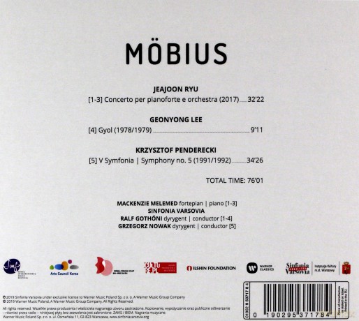 Sinfonia Varsovia: Mobius [CD]