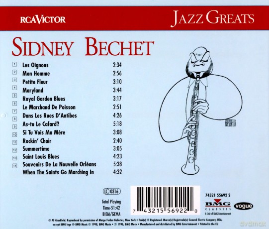 Sidney Bechet: Jazz Greats [CD]