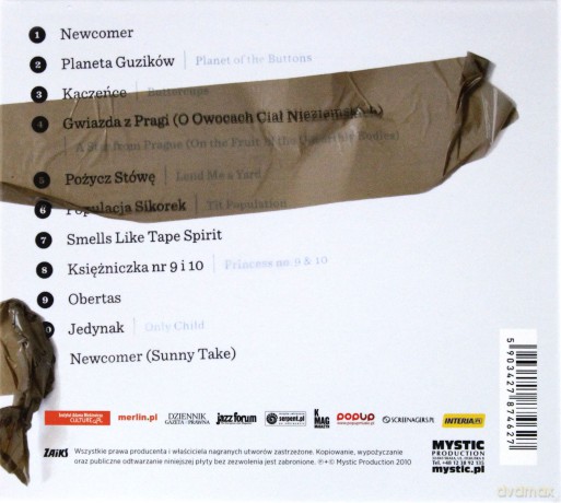 Wojtek Mazolewski: Smells Like Tape Spirit (digipack) [CD]