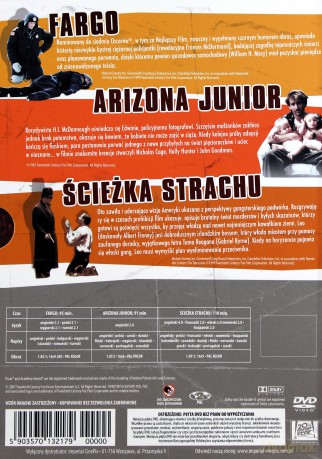 Kolekcja Braci Coen: Fargo / Ścieżka Strachu / Arizona Junior [BOX] [3DVD]
