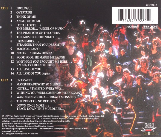 The Phantom Of The Opera soundtrack [2CD]