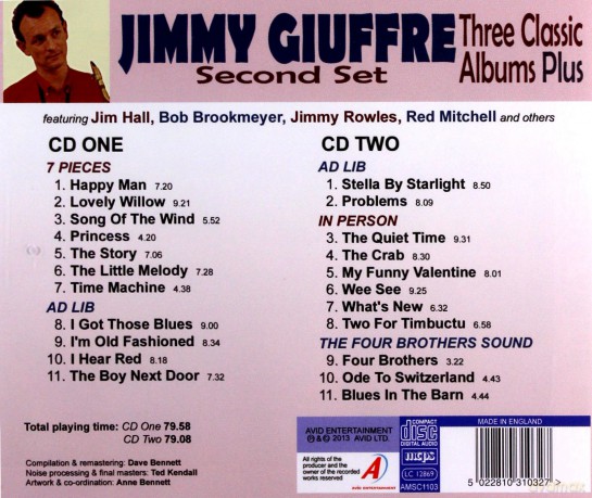 Jimmy Giuffre: Three Classic Albums Plus [2CD]