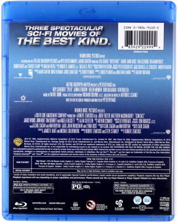 Red Planet / 2010 / Contact [3xBlu-Ray]