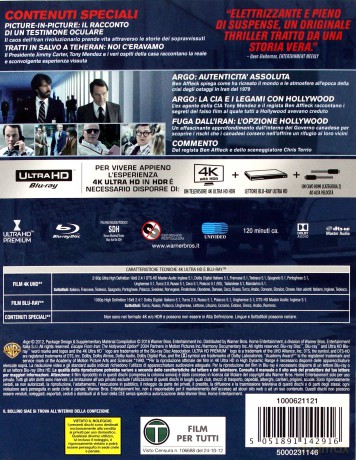 Operacja Argo [Blu-Ray 4K]+[Blu-Ray]