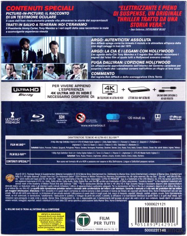 Operacja Argo [Blu-Ray 4K]+[Blu-Ray]