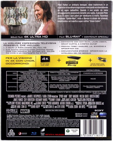 Spider-Man [Blu-Ray 4K]+[Blu-Ray]