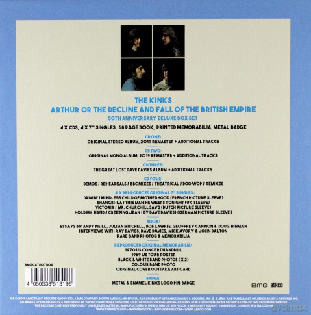 The Kinks: Arthur Or The Decline And Fall Of The British Empire [BOX] [4xWinyl]+[4CD]