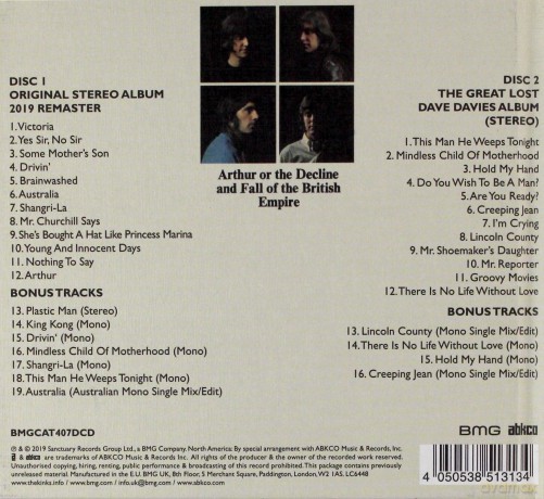 The Kinks: Arthur Or The Decline And Fall Of The British Empire [2CD]