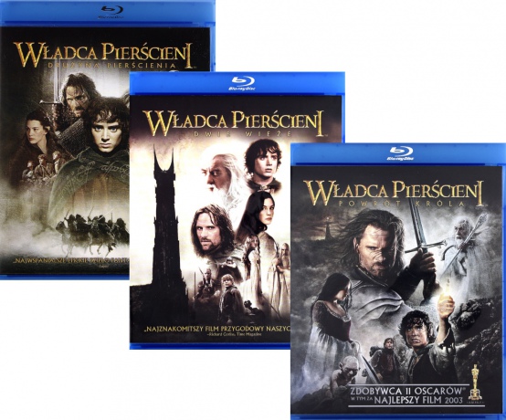 Władca Pierścieni Kolekcja: Drużyna Pierścienia / Dwie Wieże / Powrót Króla [3xBlu-Ray]+[3DVD]