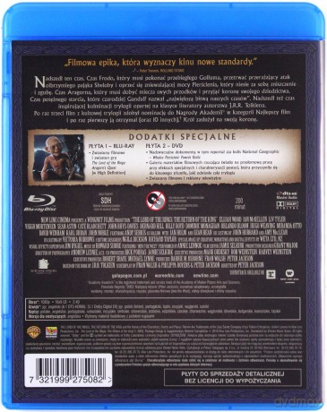 Władca Pierścieni Kolekcja: Drużyna Pierścienia / Dwie Wieże / Powrót Króla [3xBlu-Ray]+[3DVD]
