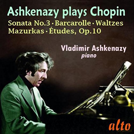 Vladimir Ashkenazy: Ashkenazy Plays Chopin (Sonata 3 / Etudes Op.10 / Barcarolle / Valses / Mazurkas [CD]